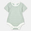 OC Green & White Lining (Tag-cut) Romper BS6131B